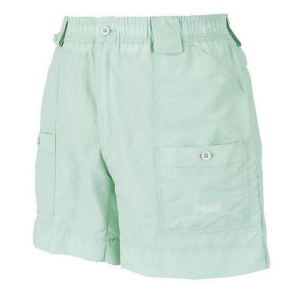 AFTCO Cargo Mint Green Outdoor Original Fishing Short Relaxed Mid-Thigh Fit, 42 - Picture 2 of 9